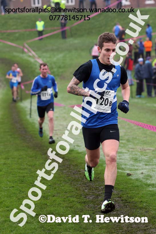 Senior men, Durham Cathedral Cross Country Relays. Photo: David T. Hewitson/Sports for All Pics